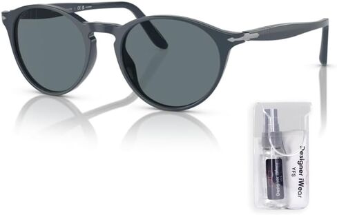 Persol PO3092SM Round Sunglasses for Men + BUNDLE With Designer iWear Complimentary Eyewear Kit in Saudi Arabia