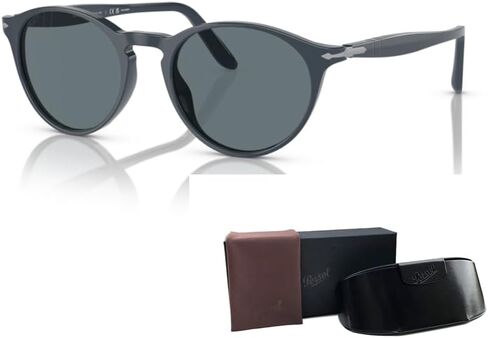 Persol PO3092SM Round Sunglasses for Men + BUNDLE With Designer iWear Complimentary Eyewear Kit in Saudi Arabia