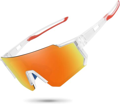 STORYCOAST Polarized Sports Sunglasses for Men Women,Driving Fishing Cycling Mountain Bike Sunglasses UV400 Protection in Kuwait
