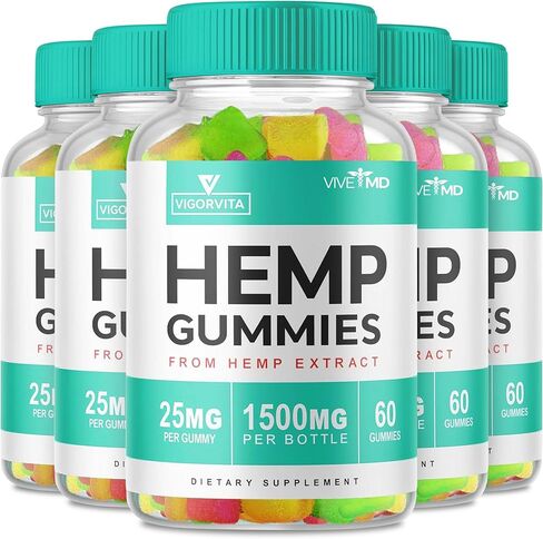 Vigorvita Gummies for Men Hemp Gummies Mens Supplement Gummy Vitamin Gummies Men Vigor Vita Gummies for Men Vigorvita Gummies for Men Gummy Supplements Men's Health Supplements (5 Pack) in Kuwait
