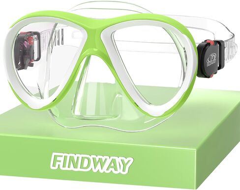 نظارات سباحة للأطفال من Findway، نظارات سباحة مضادة للتسرب للأطفال مع غطاء للأنف، نظارات سباحة للحماية من الأشعة فوق البنفسجية للأطفال من سن 4 إلى 16 عامًا للأولاد والبنات in Kuwait