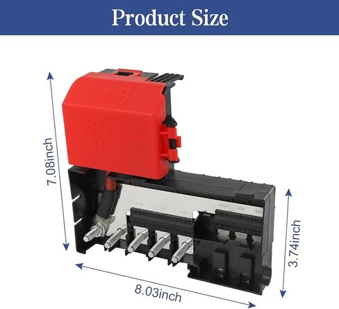 Battery Distribution Fuse Block Compatible with Chevy, GMC, Cadillac Engine Compartment Fuse Box for Tahoe, Silverado, Yukon, Escalade 2014-2020 Replace 84354716 22985570 in Saudi Arabia