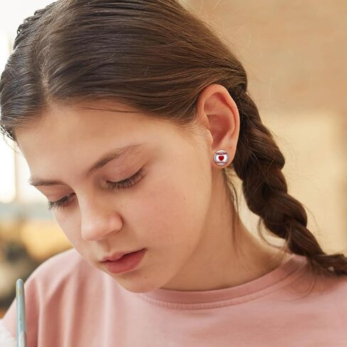 Soccer Ball Stud Earrings for Teens Girls: 925 Sterling Silver Soccer Ball Sports Ear Stud for Women Hypoallergenic Soccer Ball Earrings Sensitive Ears Sports Jewelry Gifts for Daughter in Saudi Arabia