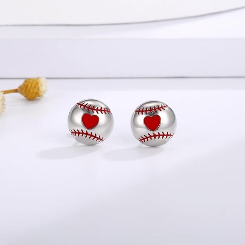 Soccer Ball Stud Earrings for Teens Girls: 925 Sterling Silver Soccer Ball Sports Ear Stud for Women Hypoallergenic Soccer Ball Earrings Sensitive Ears Sports Jewelry Gifts for Daughter in Saudi Arabia