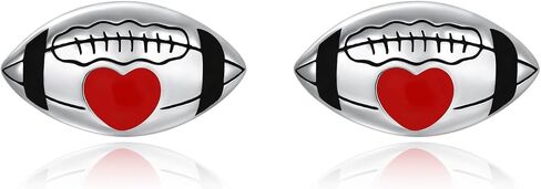 Soccer Ball Stud Earrings for Teens Girls: 925 Sterling Silver Soccer Ball Sports Ear Stud for Women Hypoallergenic Soccer Ball Earrings Sensitive Ears Sports Jewelry Gifts for Daughter in Saudi Arabia