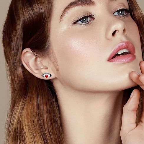 Soccer Ball Stud Earrings for Teens Girls: 925 Sterling Silver Soccer Ball Sports Ear Stud for Women Hypoallergenic Soccer Ball Earrings Sensitive Ears Sports Jewelry Gifts for Daughter in Saudi Arabia