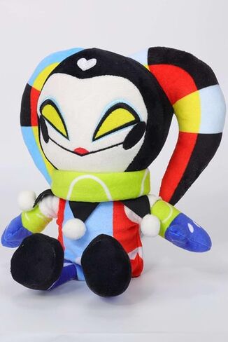 لعبة قطيفة مهرج من Oumelfs شيطان قطيفة بلوشيز شخصية محشوة على شكل حيوان وردي خنزير دمية أنيمي وسادة ناعمة للأطفال (قطيفة 1) in Kuwait