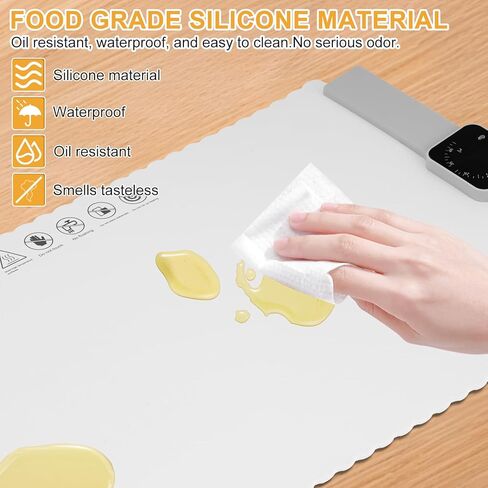 صينية تسخين الطعام الكهربائية القابلة للطي مقاس 24 × 15.6 بوصة مع ضبط درجة الحرارة 60-100 درجة مئوية، توقيت 4 ساعات، سخان محمول للمنزل، النزهات، الحفلات، البوفيهات، إلخ 110 فولت in Kuwait