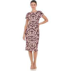 JS Collections Women's Alexa Tea Length Dress