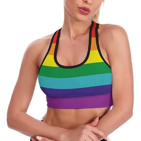 Women's Seamless Sports Bra Racerback Bra High Impact - Yoga Fitness Running Workout Crop Tank Top
