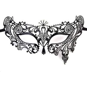 Gadpiparty Masquerade Masks Metal Venetian Masks Rhinestone Mardi Gras Masks Evening Prom Ball Masks Party Costumes Accessory for Women