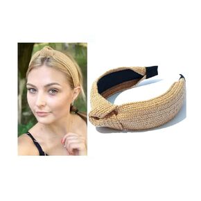 FEDANS Knotted Headbands Colorful Stripes Weave Fashion Holiday Wild Elastic Summer Hair Accessories for Women Girls