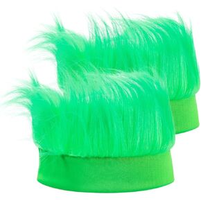 ABOOFAN 2Pcs Green Hairy Costume Headband Troll Hair Headband St Patricks Day Accessories