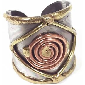 Mixed Metal Cuff Ring