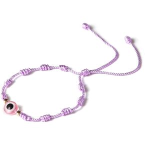 Caiyao Evil Eye Bracelet Handmade Adjustable Red Black String Knot Bracelet Lucky Kabbalah Protection Bracelet for Women Girls Men Boys Jewelry