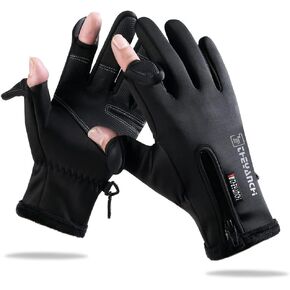 NewDoar Winter Gloves Touch Screen, Windproof Snow Gloves for Climbing Running Skiing Riding Cycling, Gloves for Men Women