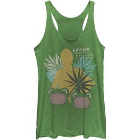 قميص بدون أكمام للسيدات من STAR WARS Endor Minimalist بظهر Racerback