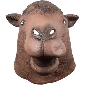 Camel Halloween Mask Party Costume Funny Camel Full Face Masks Animal Latex Mask Cosplay Dress Up Costume Props