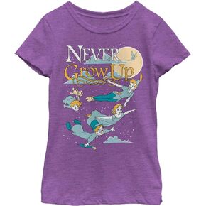Fifth Sun Tinker Bell Girl's Heather Crew Tee