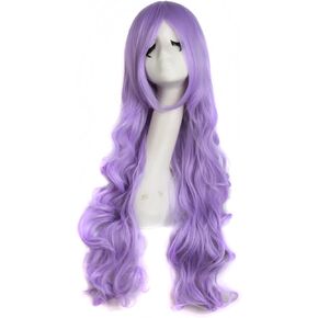 شعر مستعار مموج مموج مموج أرجواني فاتح بطول 80 سم من مابوب بيوتي in Kuwait