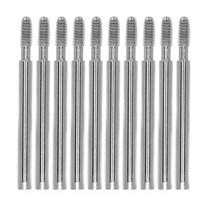 Jeanoko Watch Band Screw Tube, Professional Watch Band Screw Link Pin Steel Safe Portable Replacement Accessory Precise Hard for Watch Repair Shop(0.63 X 0.05in M0.04in)
