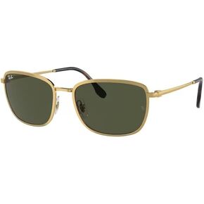 Ray-Ban RB3705 Square Sunglasses for Men for Women + BUNDLE With Designer iWear Complimentary Eyewear Kit