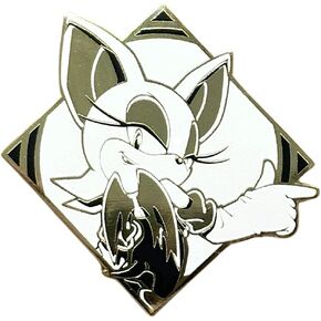 Sonic Hedgehog x Zen Monkey Studios إصدار محدود من سلسلة الذكرى السنوية العاشرة: دبوس Rouge القابل للتجميع in Kuwait