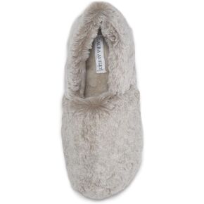 Laura Ashley Ladies Plush A-line Slippers