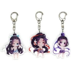 Inc. - Set of 3 Grandmaster Of Demonic Cultivation (Mo Dao Zu Shi) Acrylic Keychain Wei Wuxian, Lan Wangji, Jiang Wanyin v4