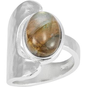 Silpada 'Powerful' Sterling Silver Labradorite Ring