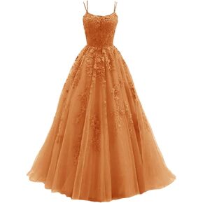 Vjjllst Women's Prom Dresses Short Applique A Line for Teen Tulle Mini Homecoming Party Dresses Lace