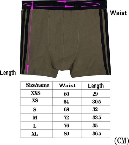 5P Mens Boxer Briefs Breathable Cotton Underwear for Men Pack of 5 [ XXS - L ] in Saudi Arabia