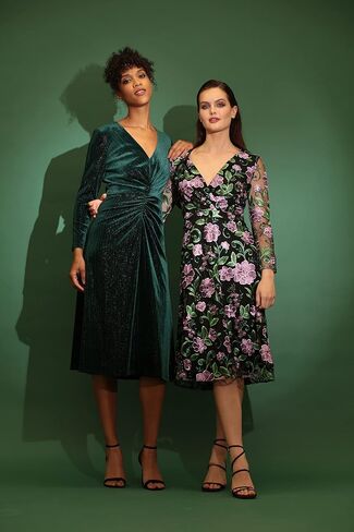 Maggy London Women's Occasion Holiday Embroidered Dress Embroidery Event Wedding Party Guest of in Saudi Arabia