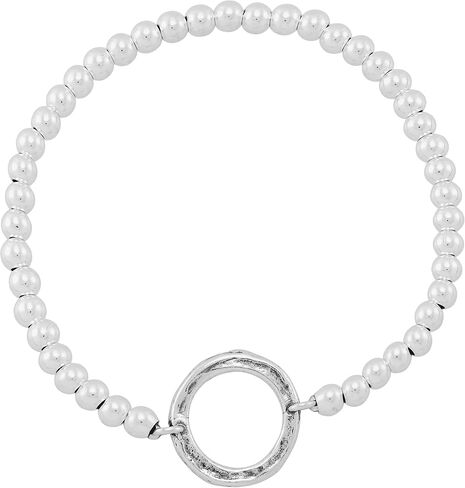 Silpada 'Common Ground' Bead Bracelet in Sterling Silver. 6.5" in Saudi Arabia
