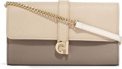 Cole Haan Wallet On A Chain, Irish Coffee/Oat/Ivory in Saudi Arabia
