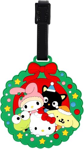 بطاقة امتعة من السيليكون بتصميم انيمي كاواي لشنط السفر للنساء وشنط الظهر وشنطة اليد والمدرسة للاطفال والاولاد والبنات، بطاقات تعريف مضحكة لبطاقة الهوية in Kuwait