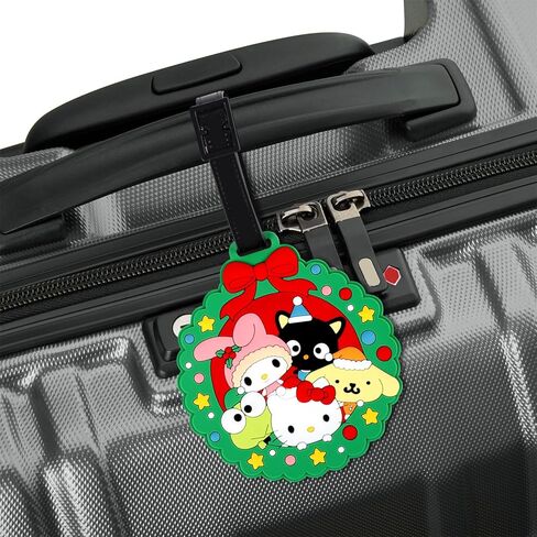 بطاقة امتعة من السيليكون بتصميم انيمي كاواي لشنط السفر للنساء وشنط الظهر وشنطة اليد والمدرسة للاطفال والاولاد والبنات، بطاقات تعريف مضحكة لبطاقة الهوية in Kuwait