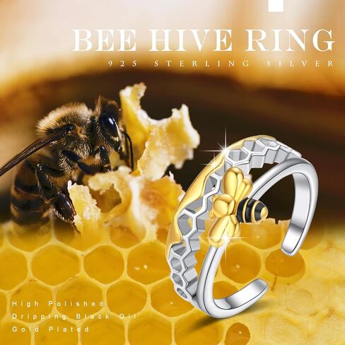 PCTJYFU 925 Sterling Silver Four Leaf Clover Ring stacking Rings For Women in Kuwait