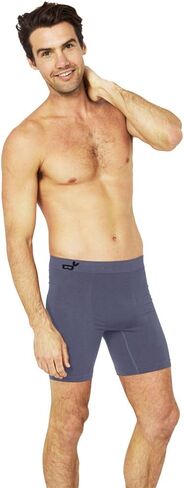 Boody Body EcoWear Men’s Long Boxer Brief, Seamless, Soft Breathable Underwear, Viscose Made From Bamboo in Saudi Arabia