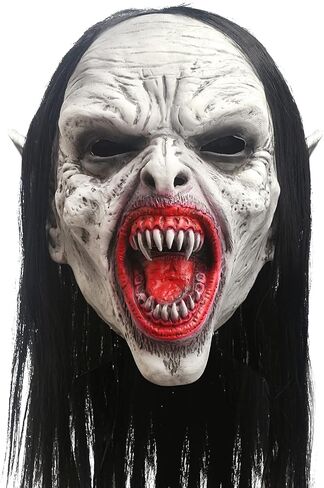 Vampire Zombie Mask Halloween Demon Killer Creepy Mask Devil Horror Cosplay Props in Saudi Arabia