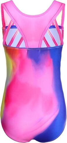 Arshiner Girls Ballet Dance Leotards Straps Back Camisole Tank Leotard Gymnastics Dancewear for Kids in Saudi Arabia