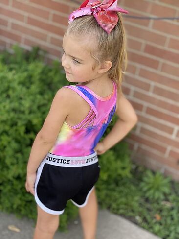 Arshiner Girls Ballet Dance Leotards Straps Back Camisole Tank Leotard Gymnastics Dancewear for Kids in Saudi Arabia