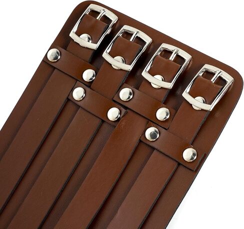 زوج واحد من سوار المعصم المصنوع من الجلد الصناعي من العصور الوسطى للجنسين من عصر النهضة مع إبزيم للذراع من أجل حفلة الهالوين التنكرية in Kuwait