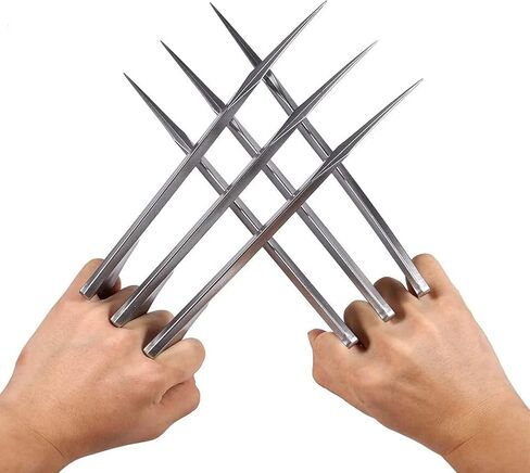 شخصية بلاستيكية لشخصيات الأبطال الخارقين للهالووين التنكرية للبالغين من كوستيوم، باللون الفضي، مقاس كبير in Kuwait