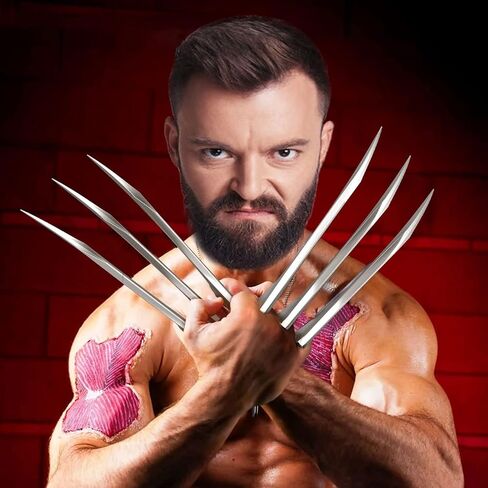 شخصية بلاستيكية لشخصيات الأبطال الخارقين للهالووين التنكرية للبالغين من كوستيوم، باللون الفضي، مقاس كبير in Kuwait