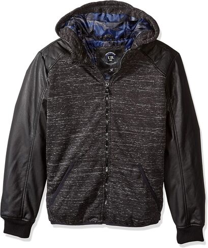 URBAN REPUBLIC Mens Melange Jersey Jacket in Saudi Arabia