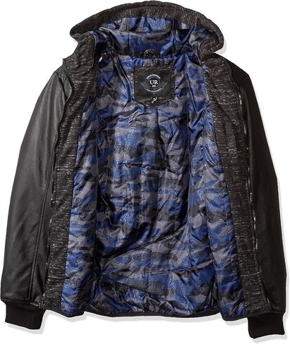 URBAN REPUBLIC Mens Melange Jersey Jacket in Saudi Arabia
