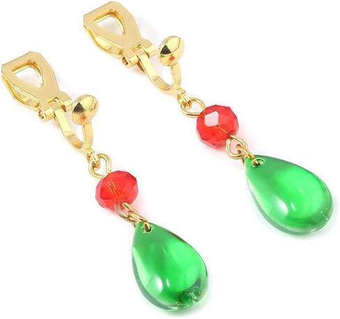 باروكة كوسبلاي مع أقراط على شكل قلادة، شعر مستعار قصير لحفلات الهالوين باللون الأصفر والأشقر in Kuwait