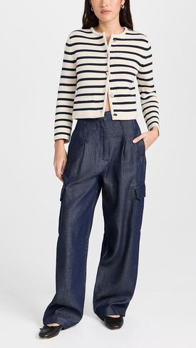 rag & bone Women's Featherweight Cassidy Tailored Cargo Pants in Saudi Arabia