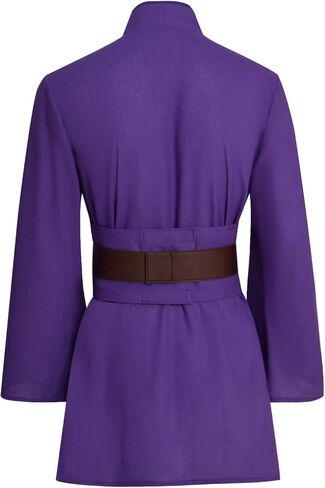 زي تونيك رجالي لزي Jedi للبالغين Anakin Skywalker أزياء الهالوين التأثيرية مجموعة كاملة من بدلات الفارس الموحدة in Kuwait